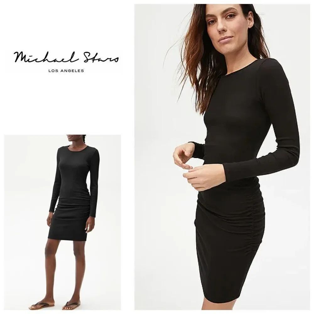 New. Michael Stars long sleeve mini dress. PXL. Retails $118.